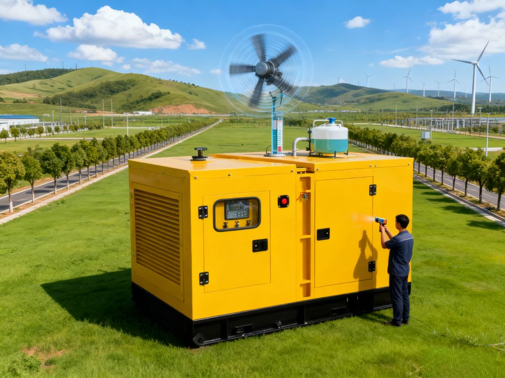 What is the cooling system of a diesel engine?